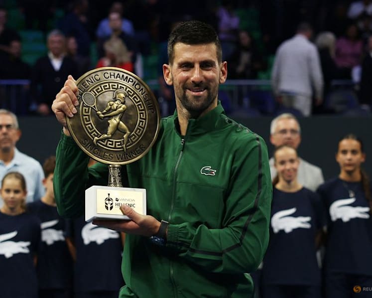 Ageless Djokovic wins 101st title after marathon final with Musetti in Athens