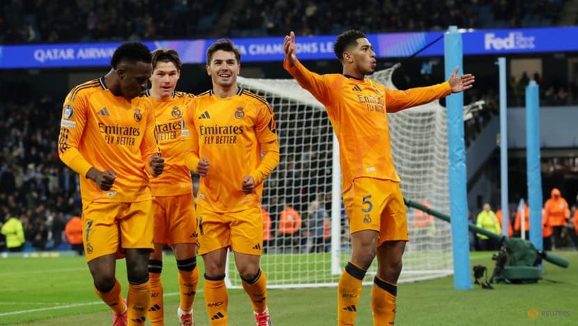 Real Madrid's Bellingham nets late winner in 3-2 thriller with Manchester City