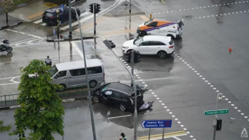 Persimpangan trafik di mana nahas maut berlaku di Tampines patuhi piawai keselamatan antarabangsa: MOT