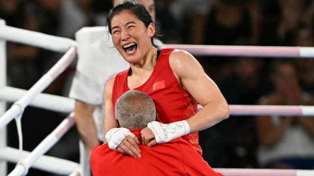 中国选手夺女子75公斤级冠军 为中国添第39面金牌