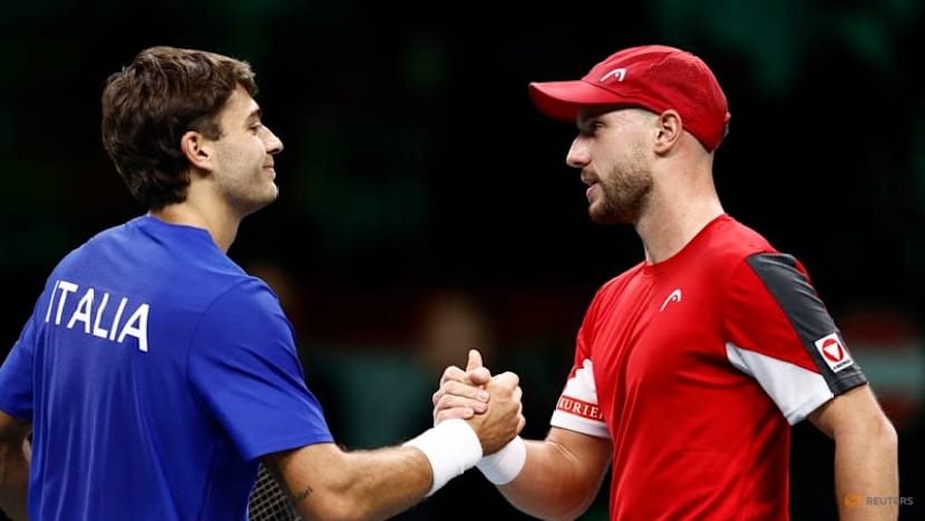 Holders Italy ease past Austria to reach Davis Cup semi-finals