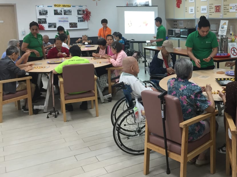 Ren Ci’s new nursing home at Bukit Batok St 52 is now operating at full capacity. Photo: Francis Law/TODAY