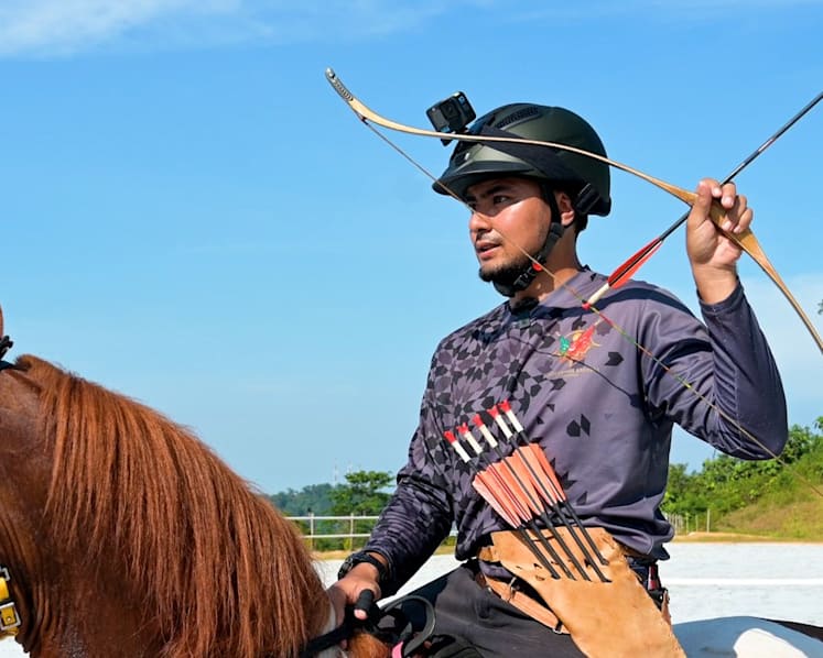 In Pixels: ‘In that moment, nothing else matters’ – the thrill of horseback archery for two Singaporean riders