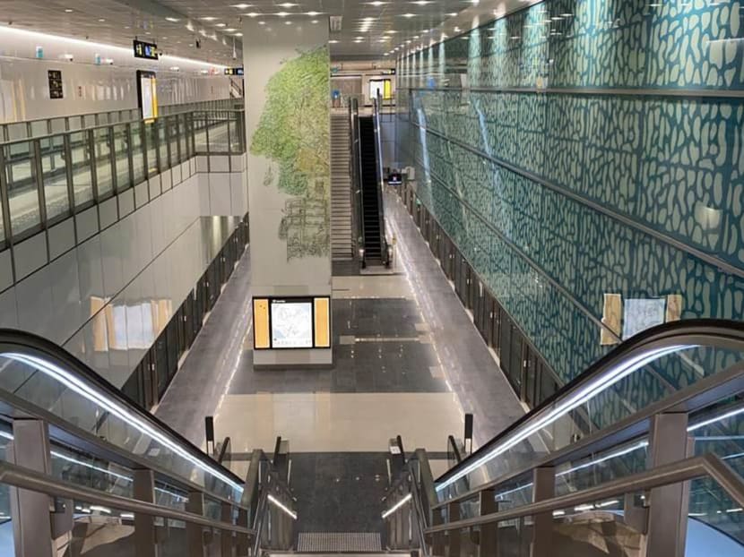 Springleaf station is one of the six stations along the Thomson-East Coast Line that will begin operations on Aug 28.