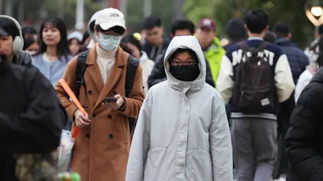 台湾入冬首波寒流来袭 17县市吁防范10度以下低温