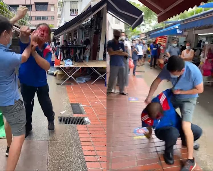 2 men arrested after Serangoon Central fight