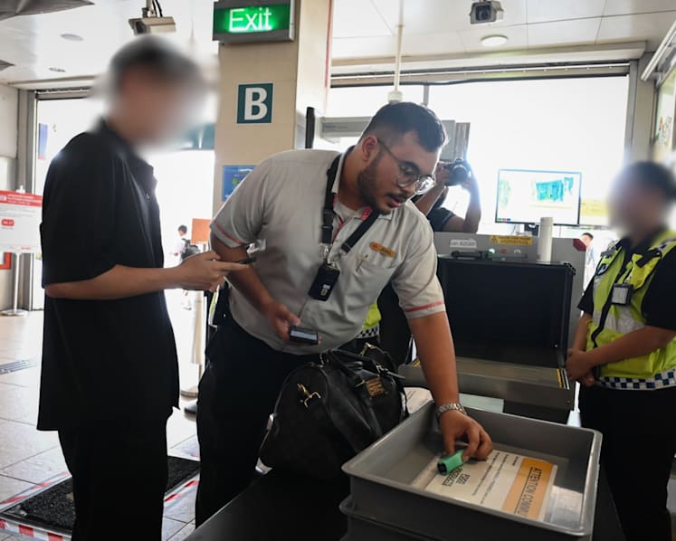 How MRT station staff caught a commuter in possession of a vape