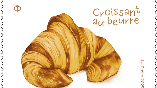 法国邮票也能当早餐？一刮就闻到可颂奶油香！