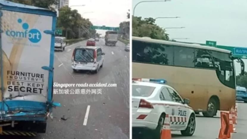 Kereta jenazah bawa keranda antara 4 kenderaan terlibat dalam nahas di CTE; 3 dibawa ke hospital