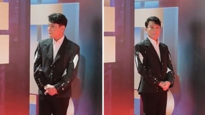 Jeff Chang Seen Waiting Awkwardly By The Red Carpet After Host Calls The Wrong Name