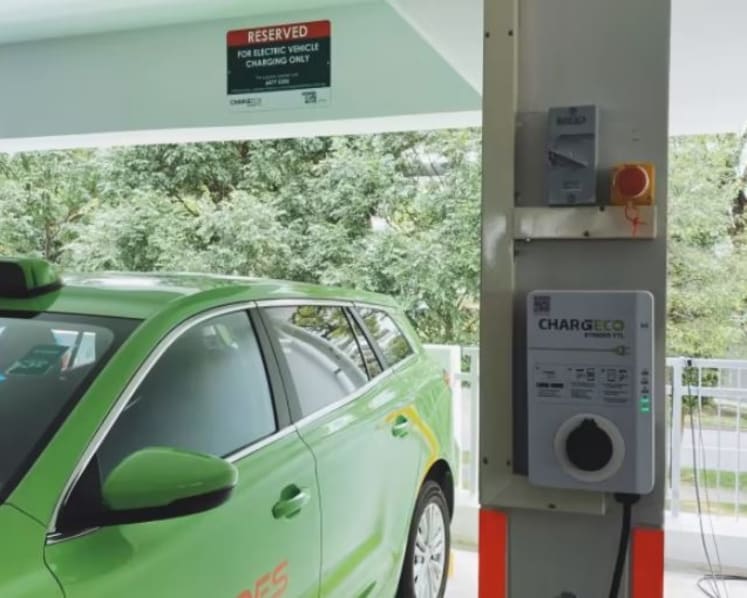 First EV chargers under large scale tender now in use; one-third of HDB car parks to get them by year-end
