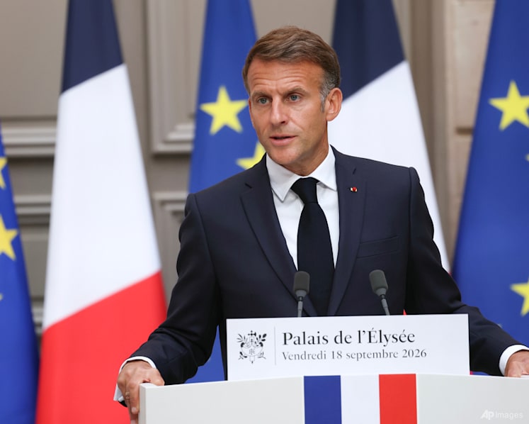 Macron warns of Russian 'hybrid' threat after meeting presidential hopefuls