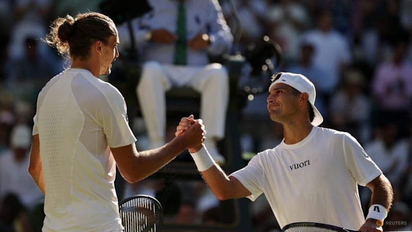 Zverev eases into Wimbledon last 16, says just getting started