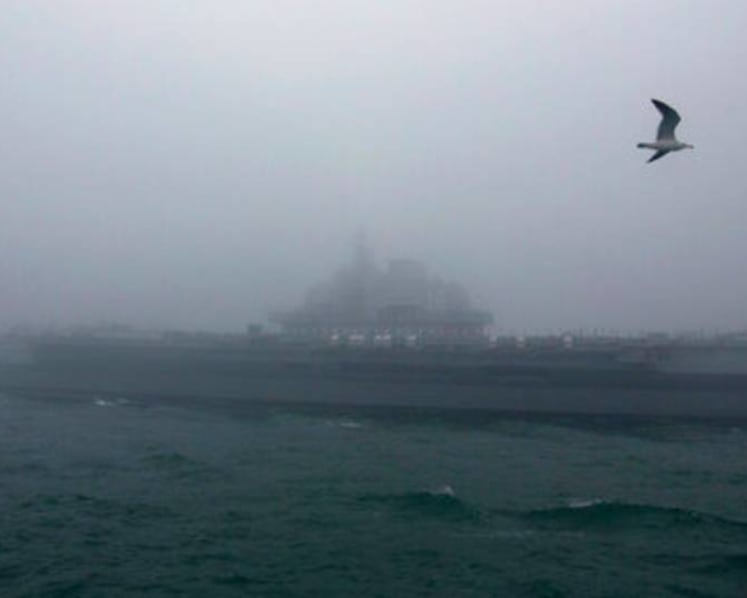 China's carrier group conducts exercises in South China Sea