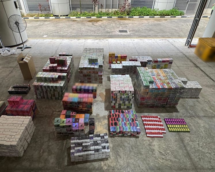 More than 18,400 vapes seized from Malaysian lorry at Tuas Checkpoint