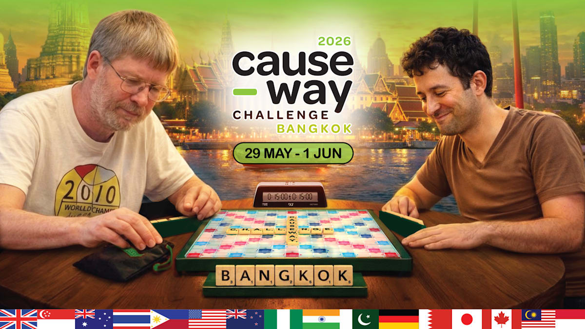 Mediacorp’s mewatch to livestream international Scrabble tournament Causeway Challenge 2026