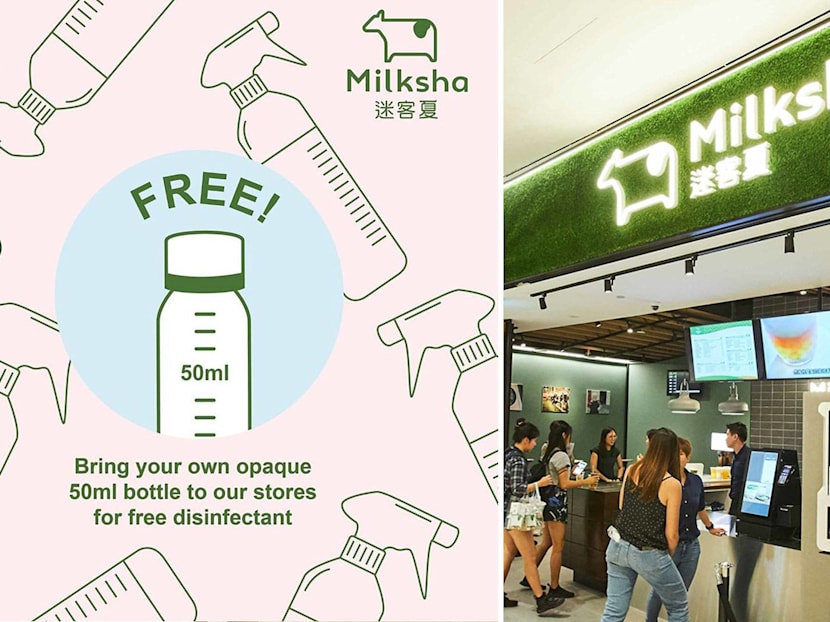 Bubble Tea Chain Milksha Giving Out Free &lsquo;Naturally-Derived&rsquo; Disinfectant