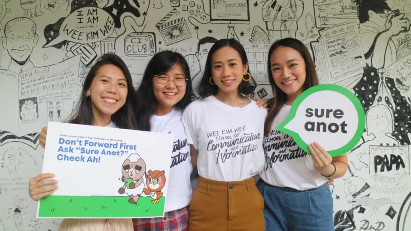NTU undergraduates create campaign to combat ‘fake news’ spreading among older S’poreans