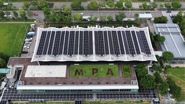 滨海南码头完成安装太阳能发电系统