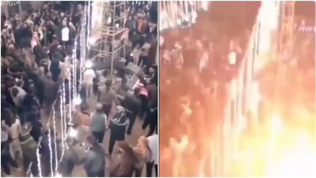 叙利亚婚礼遭不明人士掷手榴弹 33人受伤