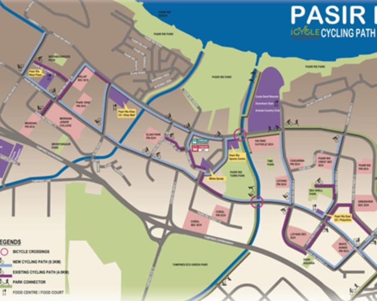 Pasir Ris third HDB town to have intra-town cycling paths