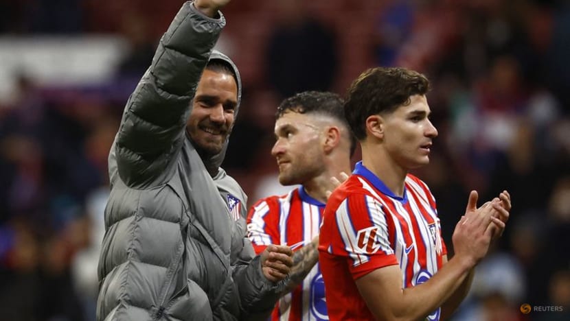 Alvarez double helps Atletico to 4-2 win over bottom club Valladolid