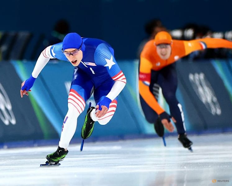 Speed skating-Stolz savours 'historic battles' with De Boo after more Milano Cortina glory