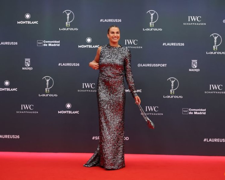 Tennis duo Sabalenka and Alcaraz sweep top Laureus honours in Madrid