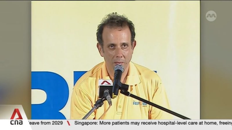 Reform Party Secretary-General Kenneth Jeyaretnam dies aged 67 