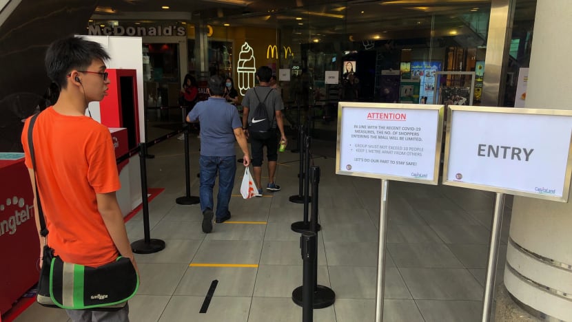 Safe distancing: Shoppers adjust to queues, floor markers as mall operators effect changes