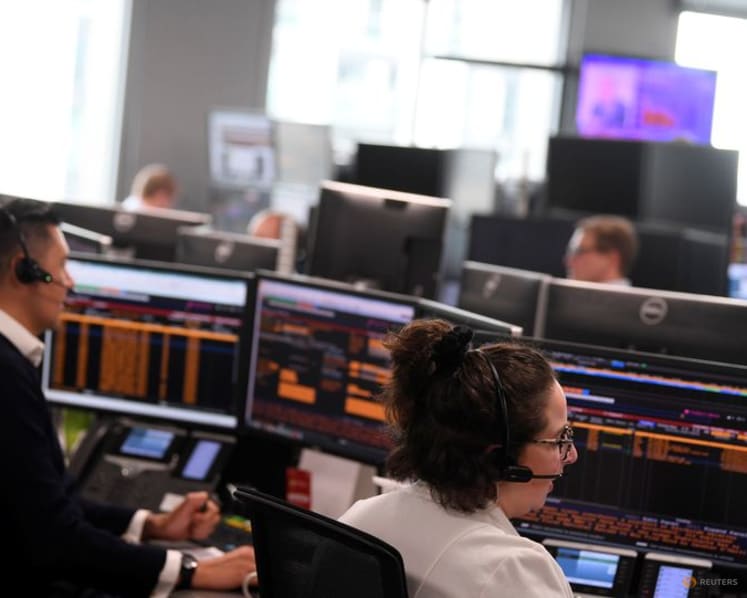 Stocks rise to record on earnings optimism, dollar hits four-year low