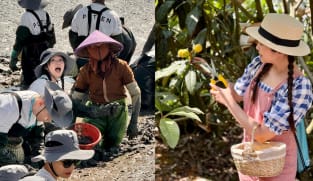We went digging for clams in black mud in this Chinese city where Putien restaurants get their fresh produce