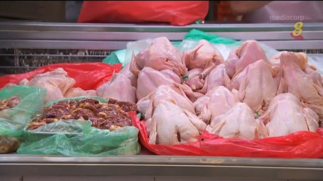 湿巴刹摊贩：冷冻鸡价格近来涨四成