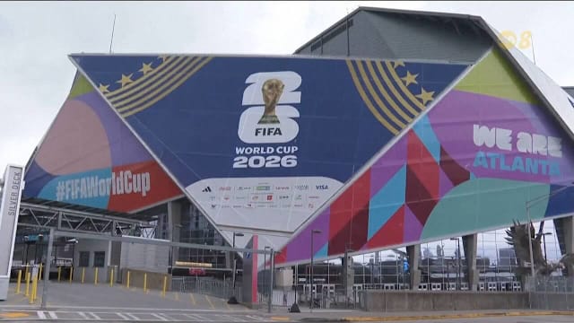 美国亚特兰大迎世界杯倒计时 全面进入迎客状态静候球迷涌入