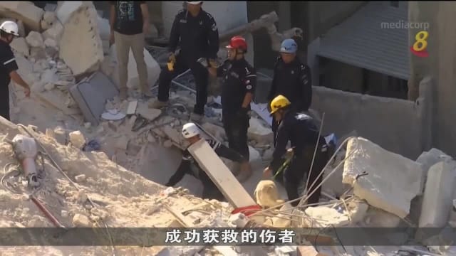 约旦楼房倒塌事故 死亡人数增加到九人