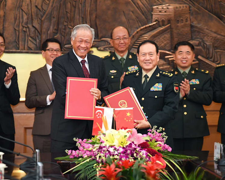 Singapore, China sign defence agreement to scale up army, navy exercises, establish regular dialogue