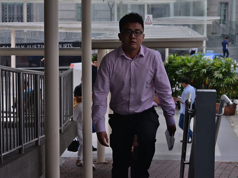 Former TRS editor Yang Kaiheng in court on June 24, 2016. Photo: Robin Choo