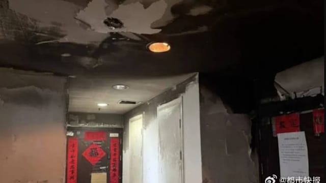 中国男子想给女友拔罐 一不小心火烧半间屋子