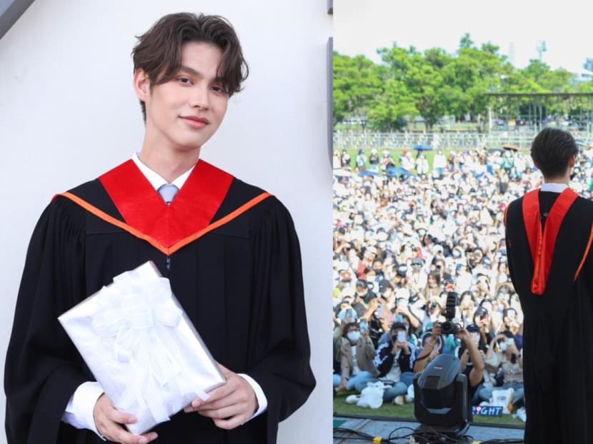 Fans Of Thai Heartthrob Bright Vachirawit Book Football Field To Celebrate His University Graduation