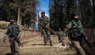 Indian army chief in Kashmir as rising tensions with Pakistan spook markets