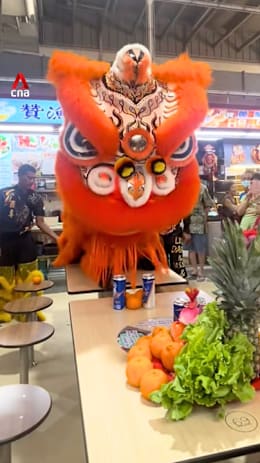 'It’s unhygienic': Lion dancers on hawker tables spark debate