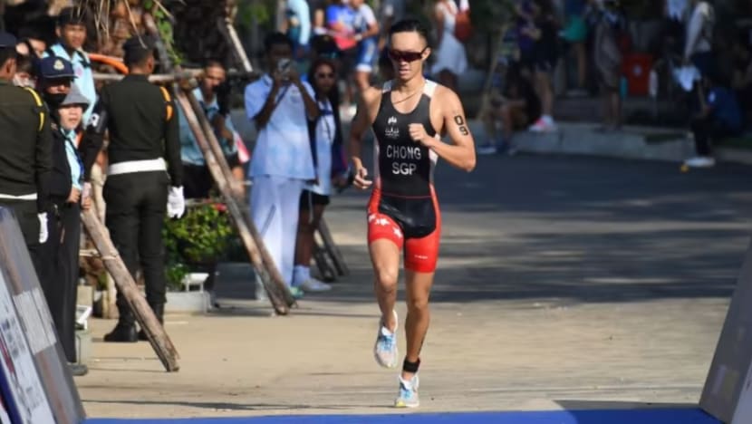 Sukan aquathlon  sumbang pingat pertama SG di Sukan SEA