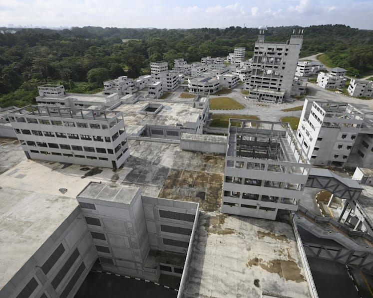 High-rise buildings, loud blasts and MRT train among features at newly-launched SAFTI City