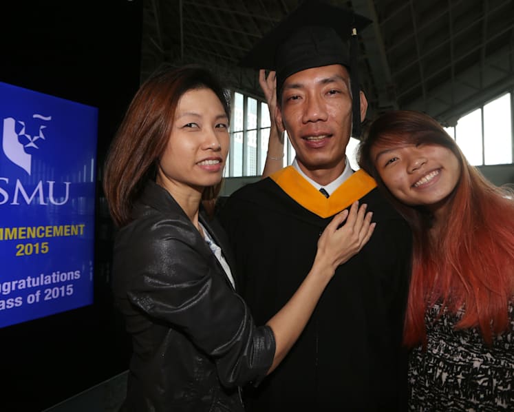 At 45, SAF regular is SMU’s oldest ever graduate