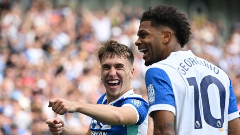 Brighton's Gruda grabs last-gasp winner to sink Man City 2-1 Brighton's Gruda grabs last-gasp winner to sink Man City 2-1