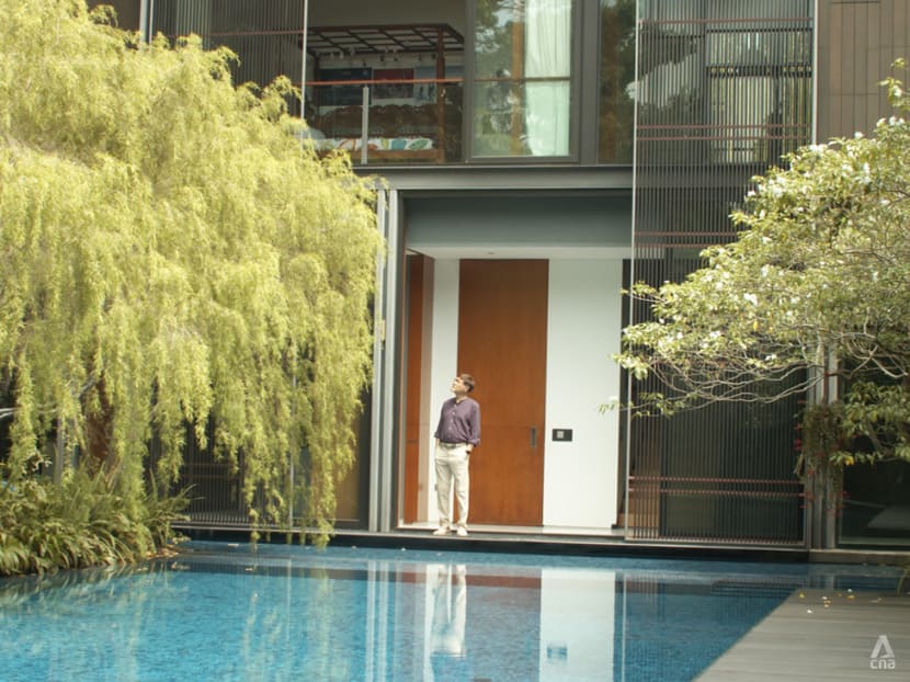 The multigenerational home of a Singapore doctor and his seven-member family