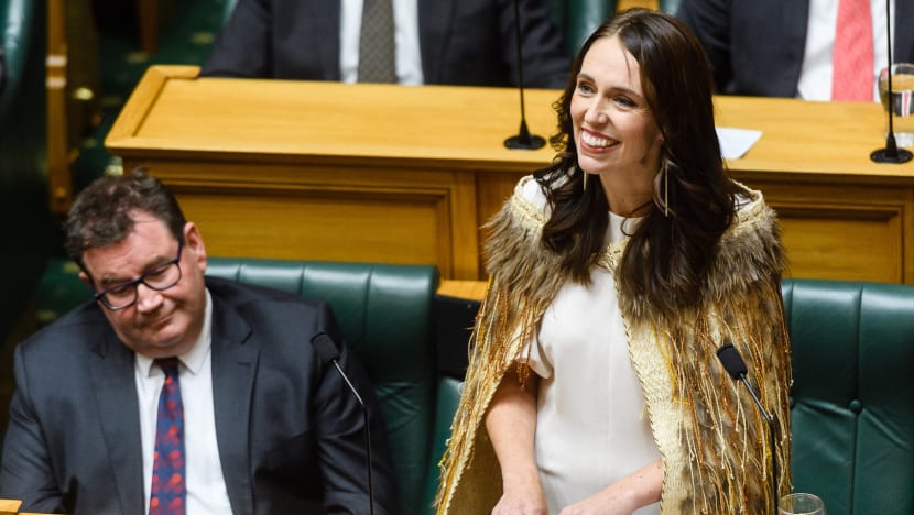 Jacinda Ardern gulung ucapan di parlimen New Zealand Jacinda Ardern gulung ucapan di parlimen New Zealand
