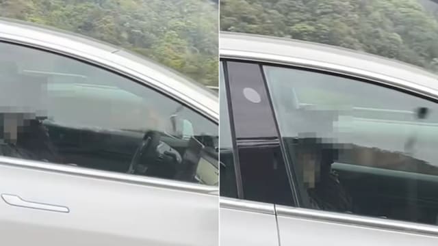 特斯拉狂飙 正副驾甜睡 网酸：自动驾死