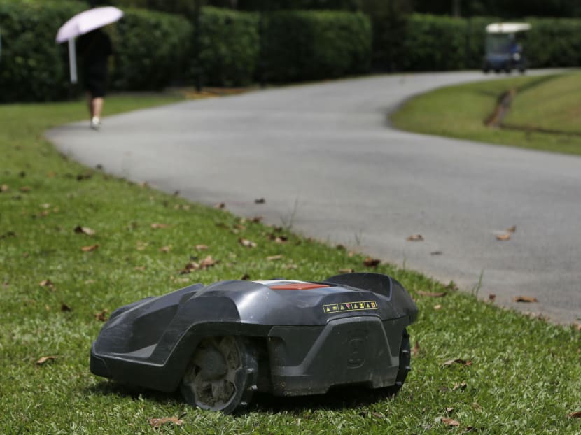 Grass cutting goes automatic during NParks trial at public gardens TODAY