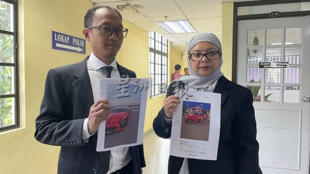 狮城跑车涉在马国非法U转酿惨祸 律师：车子失灵